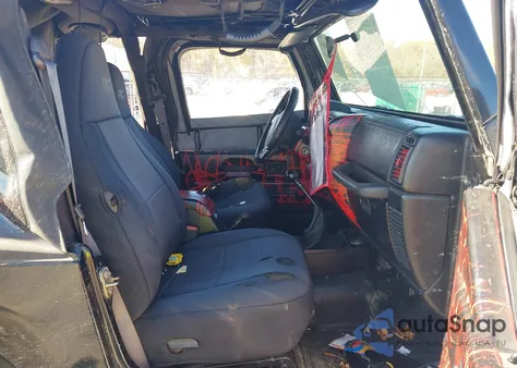 2000 Jeep Wrangler Sport from USA, damaged, VIN 1J4FA49S5YP776043